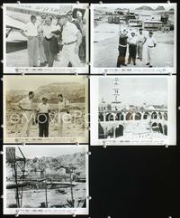 2m338 ISRAEL 5 8x10 movie stills '59 Edward G. Robinson, images of the Holy Land and its people!