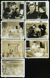2m274 MEN IN WHITE 7 8x10 movie stills '34 Clark Gable, Myrna Loy, Jean Hersholt, doctors!