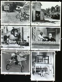 2m311 MONKEY'S UNCLE 6 8x10 movie stills '65 Disney, Dean Jones, cute chimp & cool flying machine!