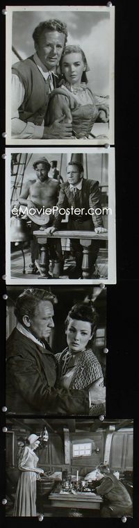 2m388 PLYMOUTH ADVENTURE 4 8x10 stills '52 Spencer Tracy, Gene Tierney, Van Johnson, Dawn Addams