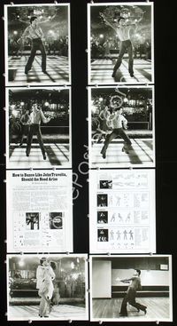 2m237 SATURDAY NIGHT FEVER 8 8x10 movie stills '77 best images of disco dancer John Travolta!