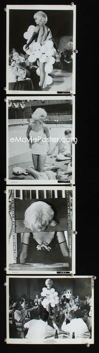 2m406 STRIPPER 4 8x10 movie stills '63 wacky sexy images of Joanne Woodward, some with balloons!