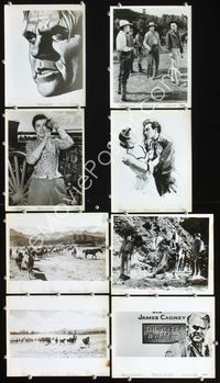 2m247 TRIBUTE TO A BAD MAN 8 8x10s '56 cowboy James Cagney, Irene Papas, plus cool artwork images!