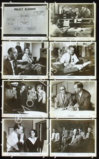 2m180 UNIDENTIFIED FLYING OBJECTS 10 8x10 movie stills '56 UFO government conspiracy documentary!