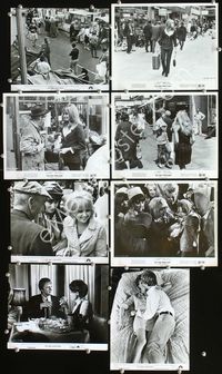 2m251 UP THE JUNCTION 8 7.75x9.75 movie stills '68 Suzy Kendall is pregnant, Dennis Waterman
