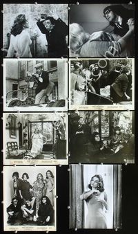 2m163 WHAT'S NEW PUSSYCAT 11 8x10s '65 Woody Allen, Peter O'Toole, Romy Schneider, Capucine,Prentiss