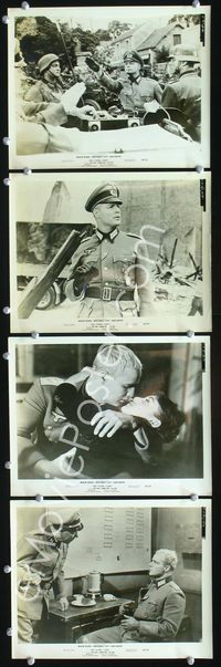 2m421 YOUNG LIONS 4 8x10 movie stills '58 Nazi Marlon Brando loving and giving the salute!