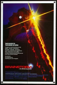 2n411 BRAINSTORM one-sheet movie poster '83 the door to the mind is open, the ultimate experience!