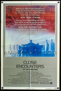 2n440 CLOSE ENCOUNTERS OF THE THIRD KIND S.E. 1sheet '80 Steven Spielberg's classic with new scenes!