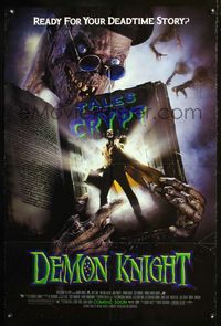2n505 DEMON KNIGHT DS advance 1sh '95 Billy Zane, Tales from the Crypt, great image of Crypt-Keeper!