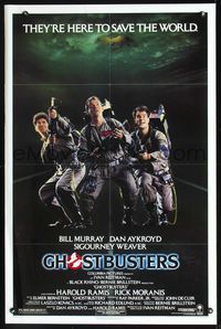 2n597 GHOSTBUSTERS one-sheet '84 Bill Murray, Dan Aykroyd, Harold Ramis, directed by Ivan Reitman!