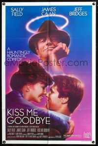 2n688 KISS ME GOODBYE one-sheet movie poster '82 artwork of Sally Field, Jeff Bridges & James Caan!