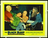 2n080 BLACK SLEEP LC #5 '56 great image of Tor Johnson, Lon Chaney Jr. & John Carradine fighting!