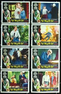 2n277 DIE MONSTER DIE 8 movie lobby cards '65 Boris Karloff, Nick Adams, Suzan Farmer, AIP horror!