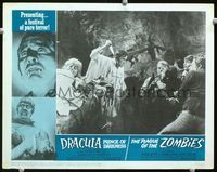 2n112 DRACULA PRINCE OF DARKNESS/PLAGUE OF THE ZOMBIES LC #8 '66 wacky image of vampire w/victims!
