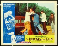 2n171 LAST MAN ON EARTH int'l LC #2 '64 great image of Vincent Price being attacked by four vampires!