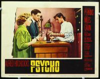 2n206 PSYCHO LC #4 '60 Alfred Hitchcock, Vera Miles & John Gavin at motel with Anthony Perkins!