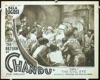 2n217 RETURN OF CHANDU Chap 4 LC '34 Bela Lugosi wearing pith helmet in crowd of angry people!
