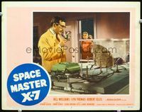 2n227 SPACE MASTER X-7 LC #3 '58 Lyn Thomas tries to stop scientist from talking to alien in jar!