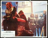 2n229 STAR TREK III lobby card #3 '84 Klingons watch their leader trying to beat the Earth men!