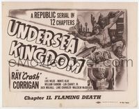 2n041 UNDERSEA KINGDOM Chap 11 TC R50 serial, cool artwork image of barechested Crash Corrigan!