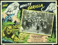 2n261 WHITE GORILLA LC '45 savage African ape & jungle animals in border art, plus wacky natives!