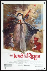 2n711 LORD OF THE RINGS one-sheet '78 J.R.R. Tolkien fantasy classic, Ralph Bakshi, Tom Jung art!