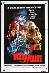 2n720 MADHOUSE 1sheet '74 Price, Cushing, if terror was ecstasy, living here would be sheer bliss!