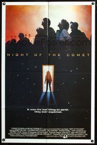 2n749 NIGHT OF THE COMET one-sheet poster '84 it was the last thing on Earth they ever expected!