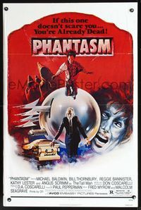 2n769 PHANTASM 1sheet '79 if this one doesn't scare you, you're already dead, cool art by Joe Smith!
