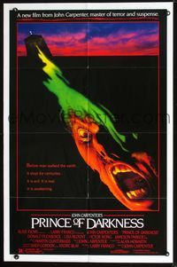 2n784 PRINCE OF DARKNESS one-sheet '87 John Carpenter, it is evil, it is real, cool horror image!