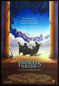 2n785 PRINCESS BRIDE one-sheet '87 Rob Reiner fantasy classic as real as the feelings you feel!