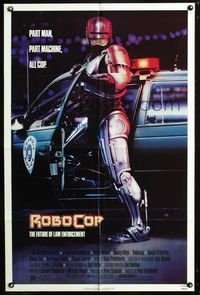 2n805 ROBOCOP one-sheet poster '87 Paul Verhoeven sci-fi classic, part man, part machine, all cop!