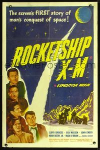 2n806 ROCKETSHIP X-M 1sh '50 Lloyd Bridges in the screen's FIRST story of man's conquest of space!