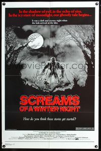 2n825 SCREAMS OF A WINTER NIGHT one-sheet poster '79 how do you think those stories get started?