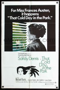 2n891 THAT COLD DAY IN THE PARK one-sheet '69 Sandy Dennis, early bizarre overlooked Robert Altman!