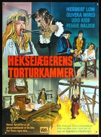 2o290 MARK OF THE DEVIL Danish '70 wild artwork of gruesome horrifying torture scenes by Wenzel!