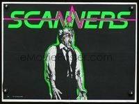 2o353 SCANNERS French teaser 15x21 '81 David Cronenberg, in 20 seconds your head explodes!