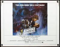 2o026 EMPIRE STRIKES BACK 1/2sheet '80 George Lucas, Gone with the Wind style art by Roger Kastel!