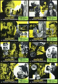 2o461 CALTIKI THE IMMORTAL MONSTER 8 Italian photobusta posters '59 Caltiki - il monstro immortale!
