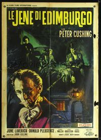 2p236 MANIA Italian one-panel '60 cool different artwork of Peter Cushing by Rodolfo Gasparri!