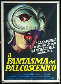 2p240 PHANTOM OF THE PARADISE Italian 1panel '74 Brian De Palma, cool different close up artwork!