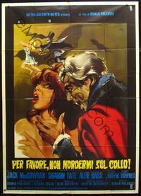 2p254 FEARLESS VAMPIRE KILLERS Italian 2p '67 great art of monsters attacking sexy girls by Nano!