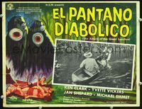 2p270 GIANT LEECHES Mexican LC '59 rising from the depths of Hell to kill and conquer, great art!