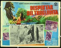 2p280 TEENAGE CAVEMAN Mexican LC '58 sexy art of prehistoric rebels against prehistoric monsters!