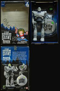2p327 REMOTE CONTROL IRON GIANT movie action figure '99 cool walking action figure in original box!