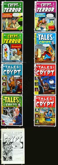 2p322 TALES FROM THE CRYPT ART FOLIO set of 30 color plates '79 awesome E.C. comics horror art!
