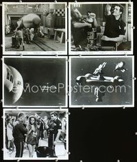 2q493 GREEN SLIME 5 8x10s '69 cool images of spaceship & space station, plus sexy Luciana Paluzzi!