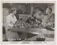 2q311 HAVE ROCKET WILL TRAVEL 8x10 '59 The Three Stooges, Moe, Larry & Curley-Joe toasting in lab!