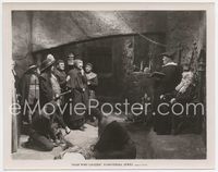 2q321 MAN WHO LAUGHS 8x10 movie still '28 Conrad Veidt with coat over mouth is brought to trial!